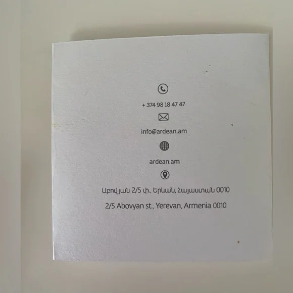 Armenian 100% Silk Scarf Hand Made in Yerevan Yellow/Grey St. Gregory Prayer NWT - Picture 14 of 16